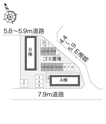 ★手数料０円★さいたま市南区大谷口　月極駐車場（LP）